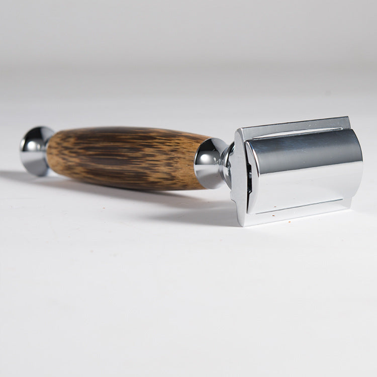 Natural Bamboo Handle Double Edged Safety Razor