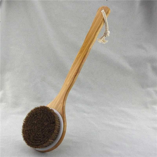 Bamboo Back Brush Long Handle