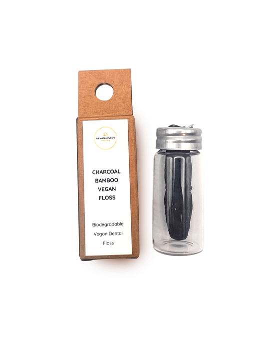 Charcoal Bamboo Vegan Floss