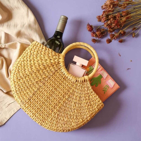 Water Reed Picnic Tote Handbag