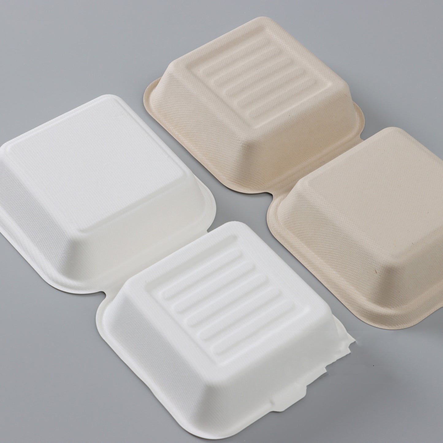 To-go containers, Food boxes, Disposable, Hamburger Box, Biodegradable