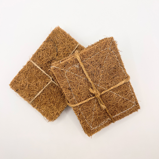 Biodegradable Coconut Scrubbing Pads (Set of 4)