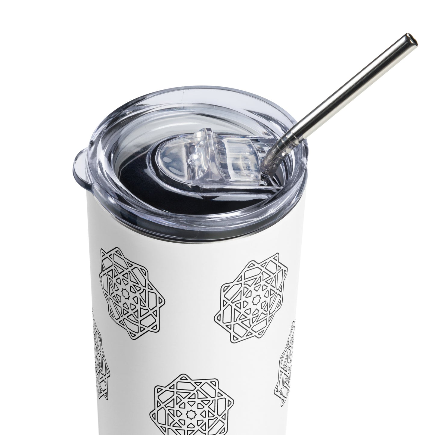 Stainless Steel Insulated Tumbler with Stainless Steel Straw