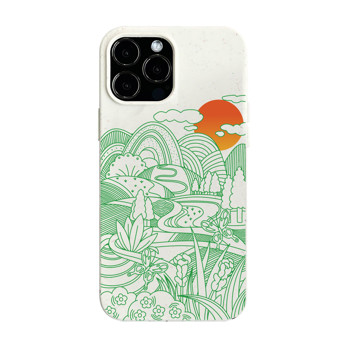 Natural Wheat Straw Bio-Degradable iPhone Case 