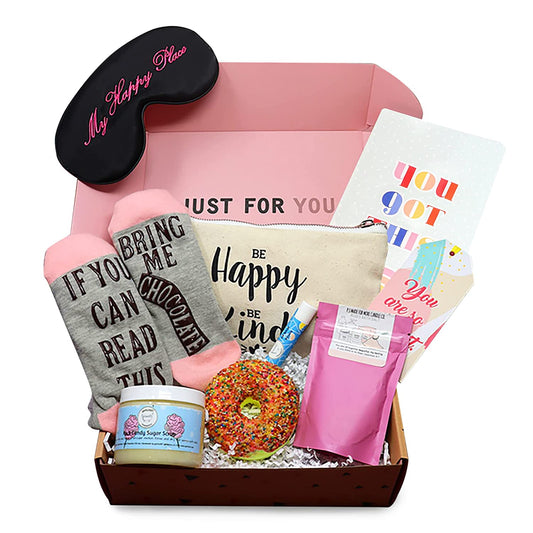 Special Women'S Happy Birthday Gift Box Set for Mother, Wife, Sister, Best Friend, 8 Fun Unique Gifts for Her, Mother'S Day Care Gift Box for Women, Holiday Gifts for Women